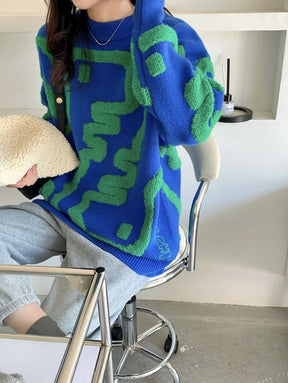 Thick cartoon sweater