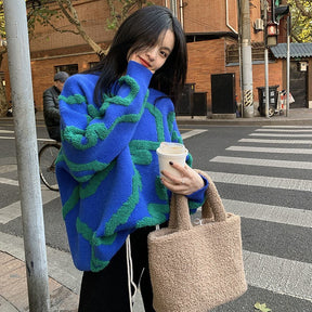 Thick cartoon sweater